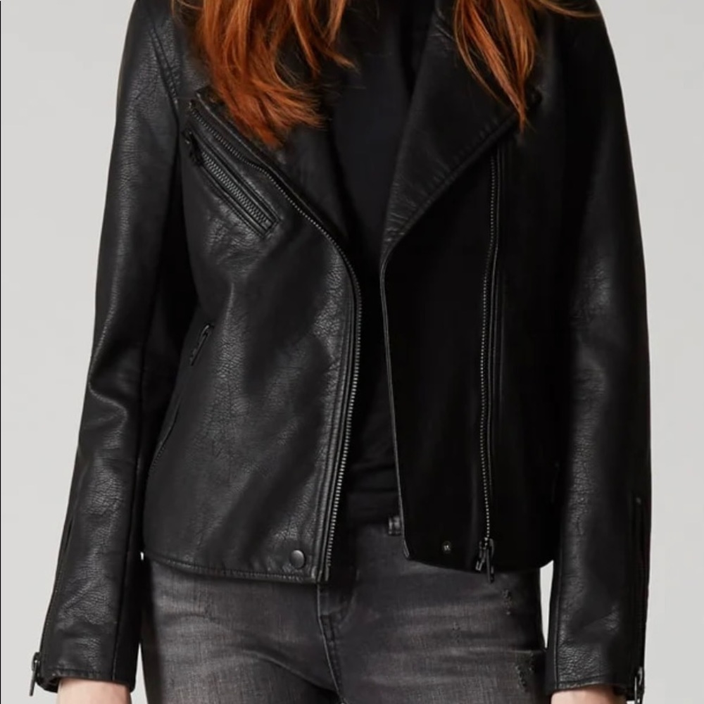 Blank NYC vegan leather jacket